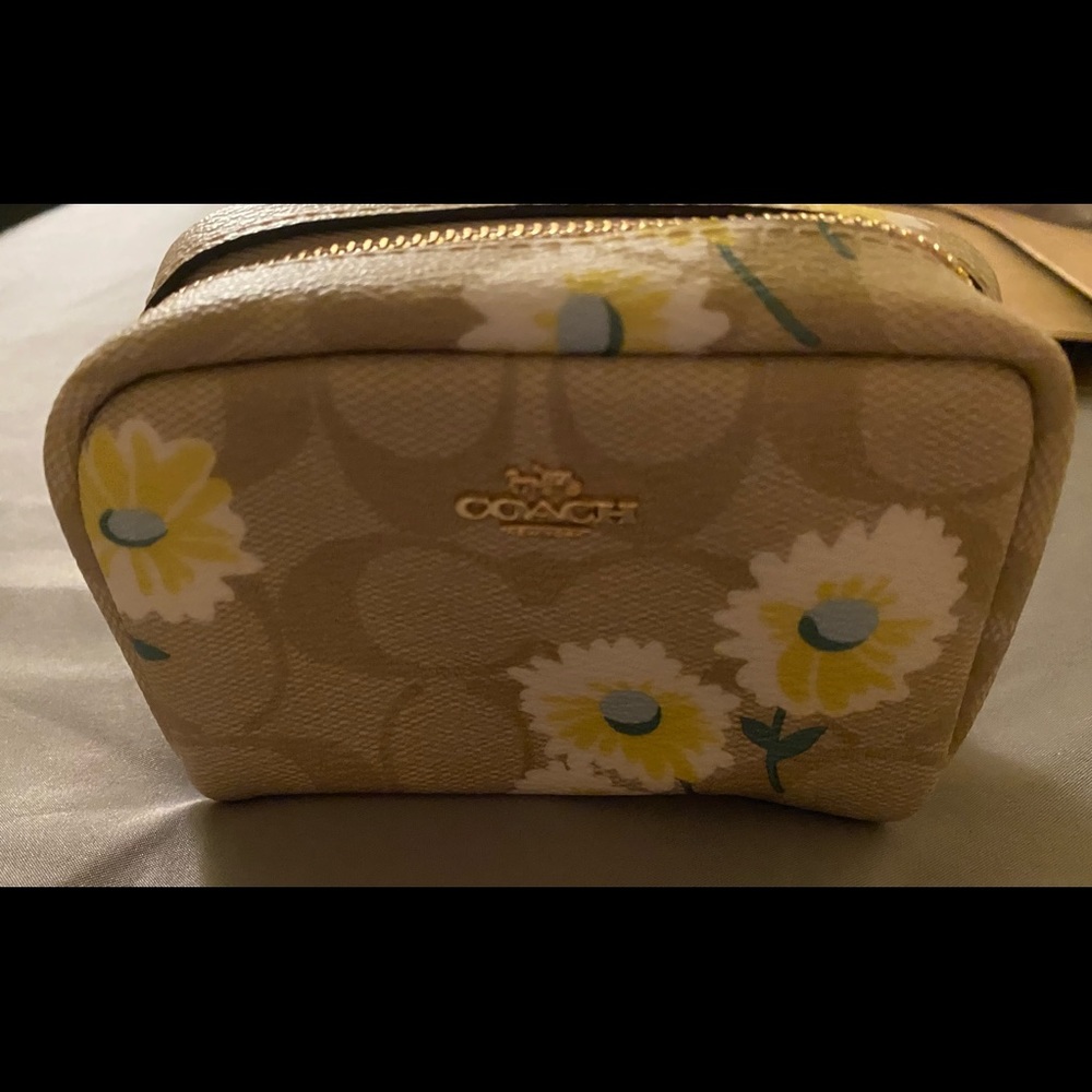 Coach mini cosmetic pouch